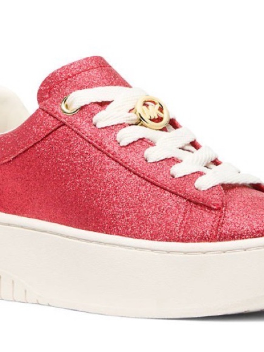 Michael Kors Sparkling Red Platform Sneaker